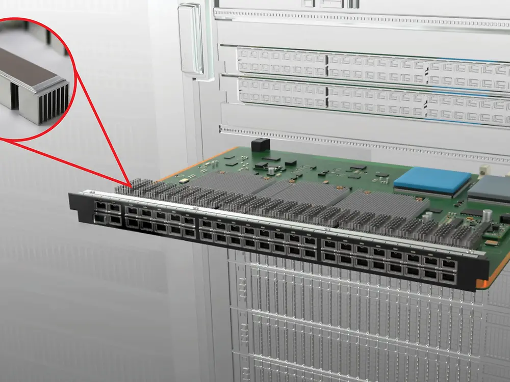 New micro-thermal interface material from Henkel significantly reduces heat per pluggable optical module