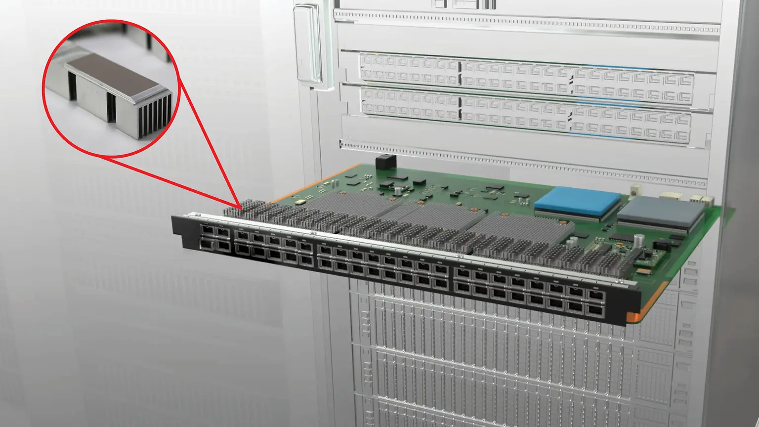 New micro-thermal interface material from Henkel significantly reduces heat per pluggable optical module