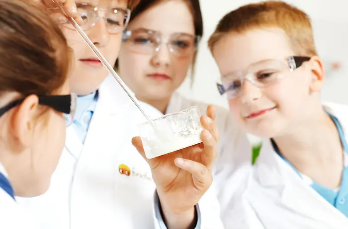 Picture of 4 Children experimenting