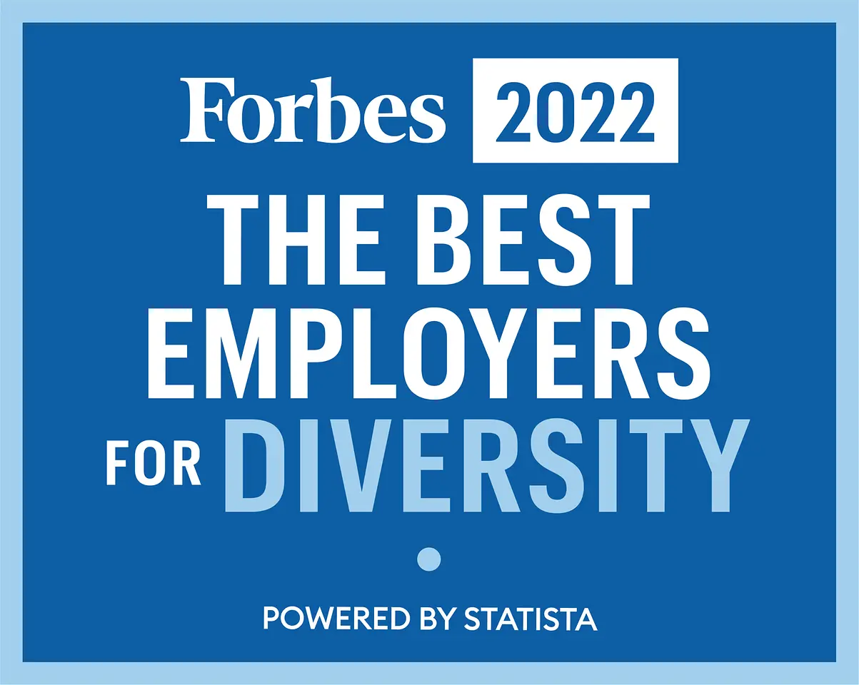 Forbes Best Employers Diversity 2022 logo