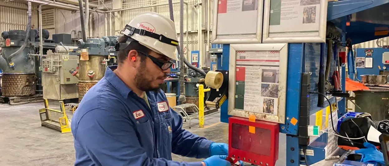 Man in hard hat