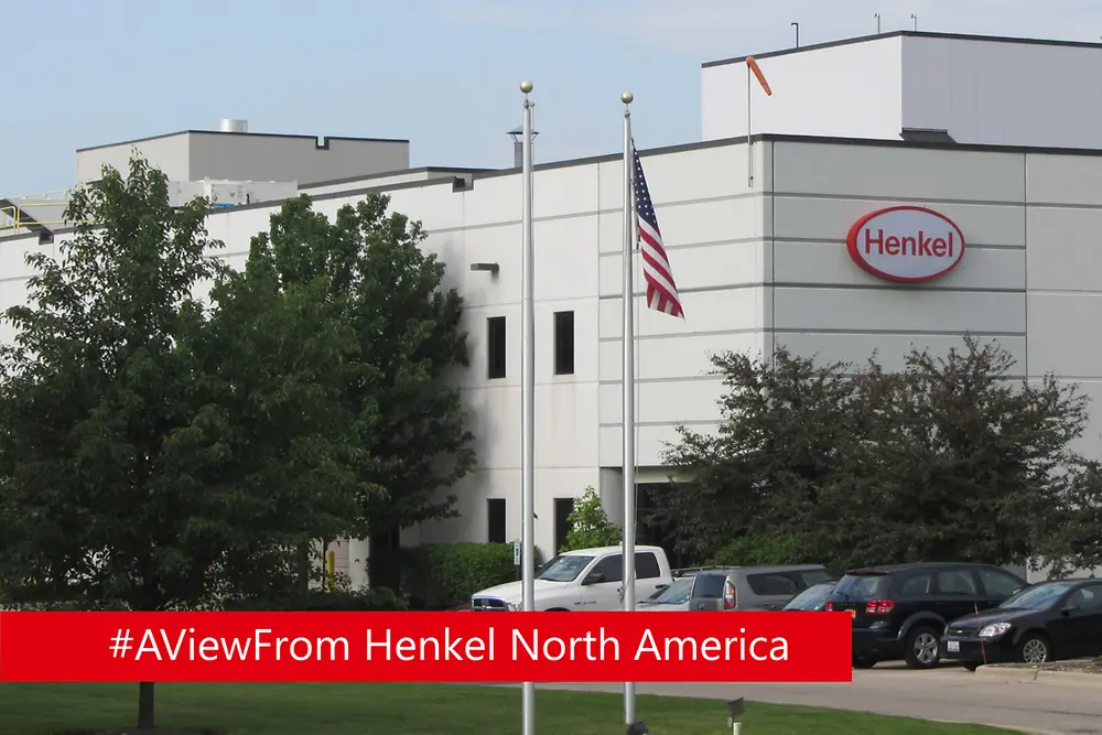 Building exterior with Henkel logo