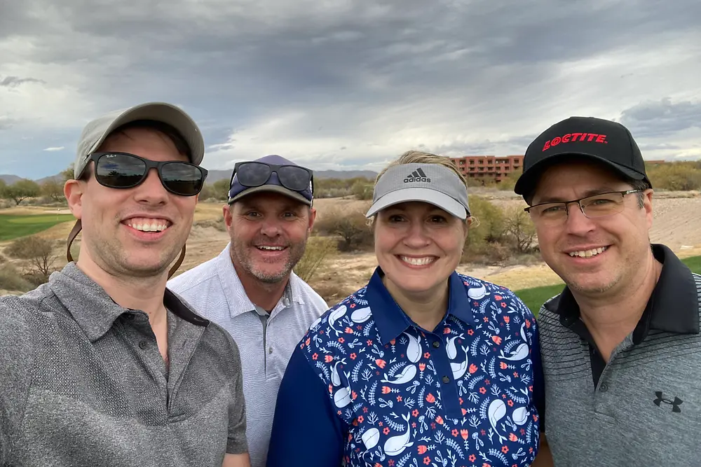 group photo with Kate Calero