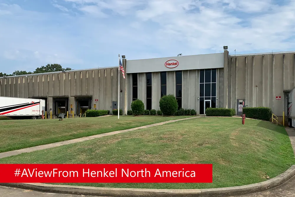 Building exterior with Henkel logo