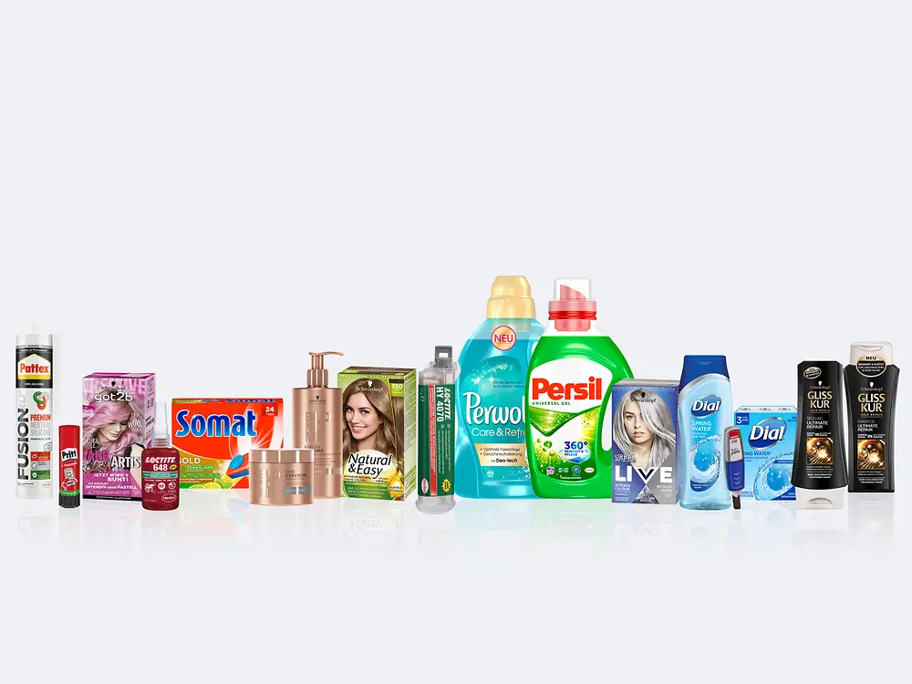 Selection of Henkel products