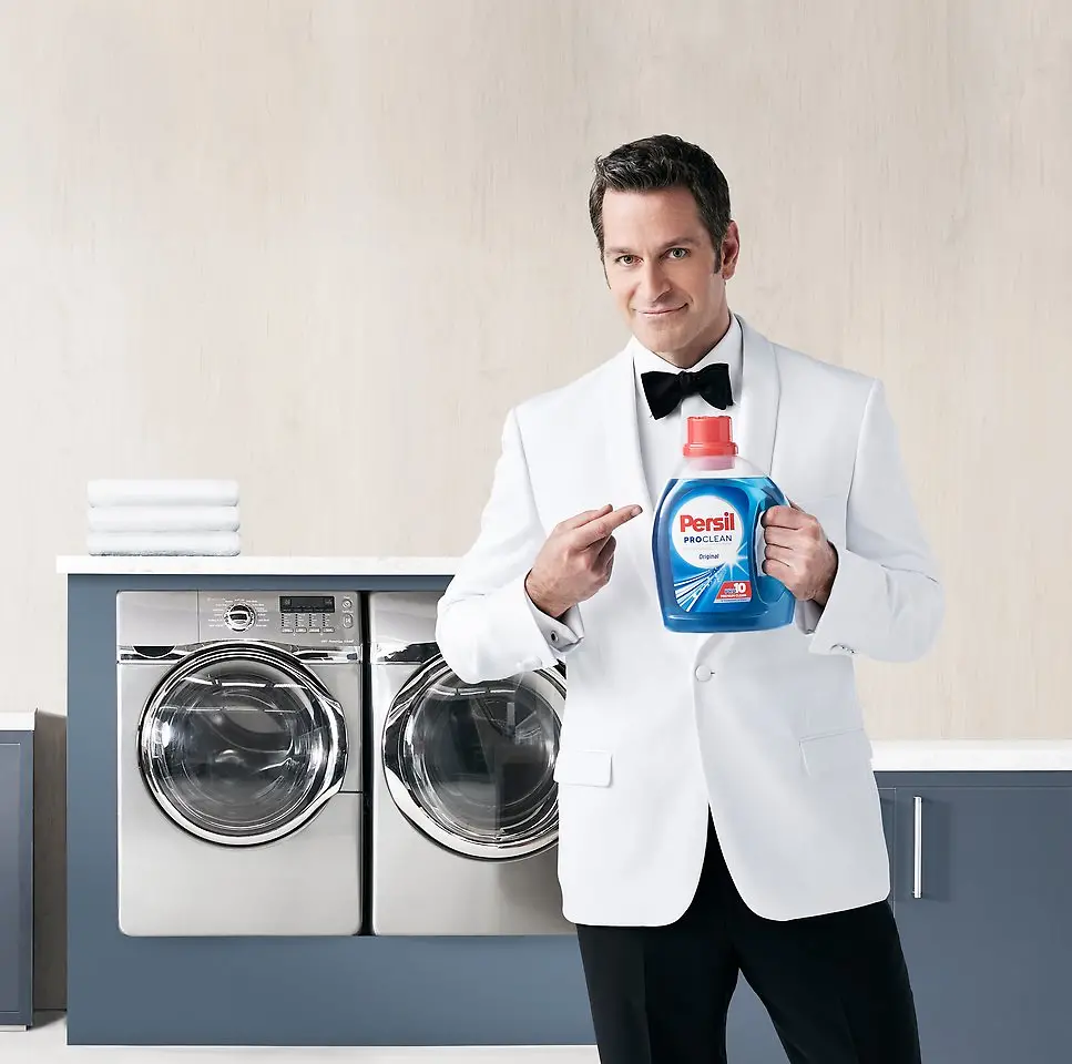 Persil detergent’s superhero, “The Professional”