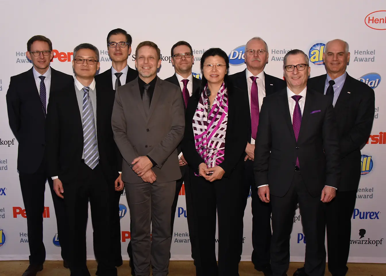 
Sustainability Award Laundry & Home Care / Evonik (runner-up): Michael Dreja, Evan Wu, Frank Burkus, Jens Hildebrand, Oliver Wittlake, Xiaolan Wang, Hans-Josef Ritzert, Andreas Fischer, David DelGuercio