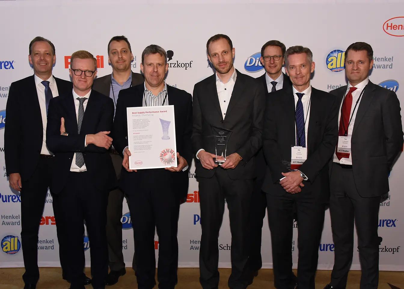 
Best Supply Performance / Novozymes (winner): Thomas Holenia, Anders Lund, Claus Crone Fuglsang, Edward Gallagher, Mikael Bechsgaard, Michael Dreja, Ole Kirk, Tue Micheelsen